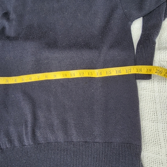 Mondi iconic Vintage‎ Navy  button detail tunic sweater S/ M - Picture 9 of 14